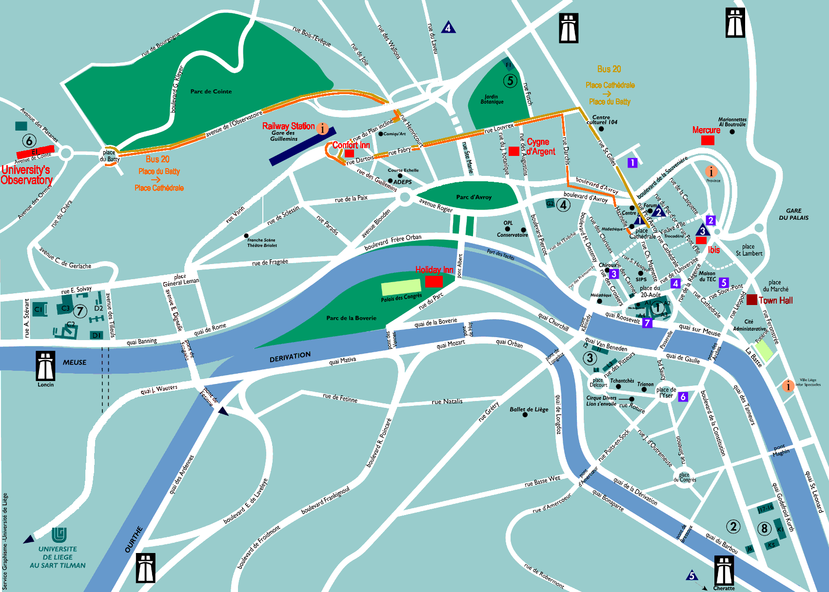 Liege Map
